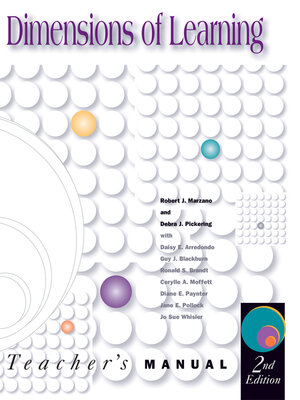 cover image of Dimensions of Learning Teacher's Manual, 2nd ed.